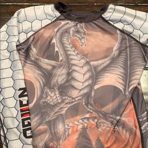 Raven Fightwear Dragon Ranked Rash Guard
